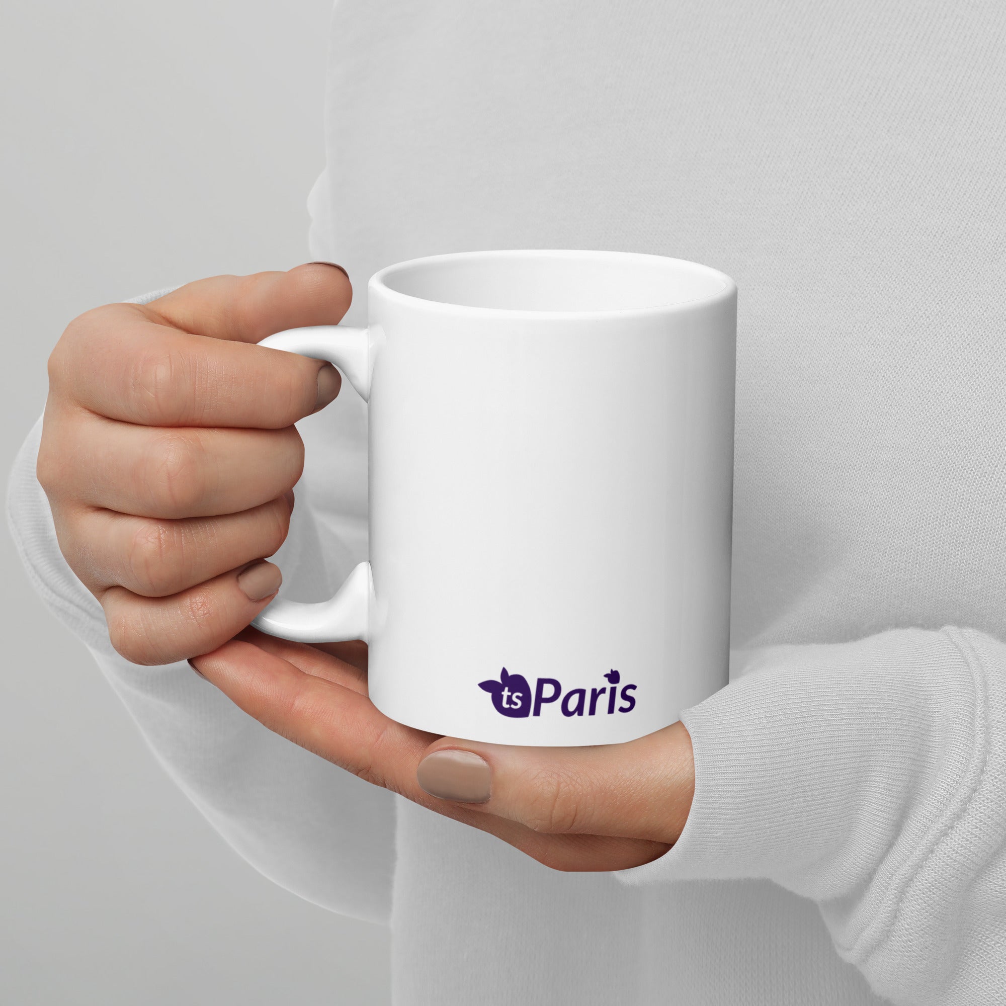 tsgabrielle® • Paris - La Tour Eiffel • Glänzende Tasse • Weiß • Keramik • 325 ml