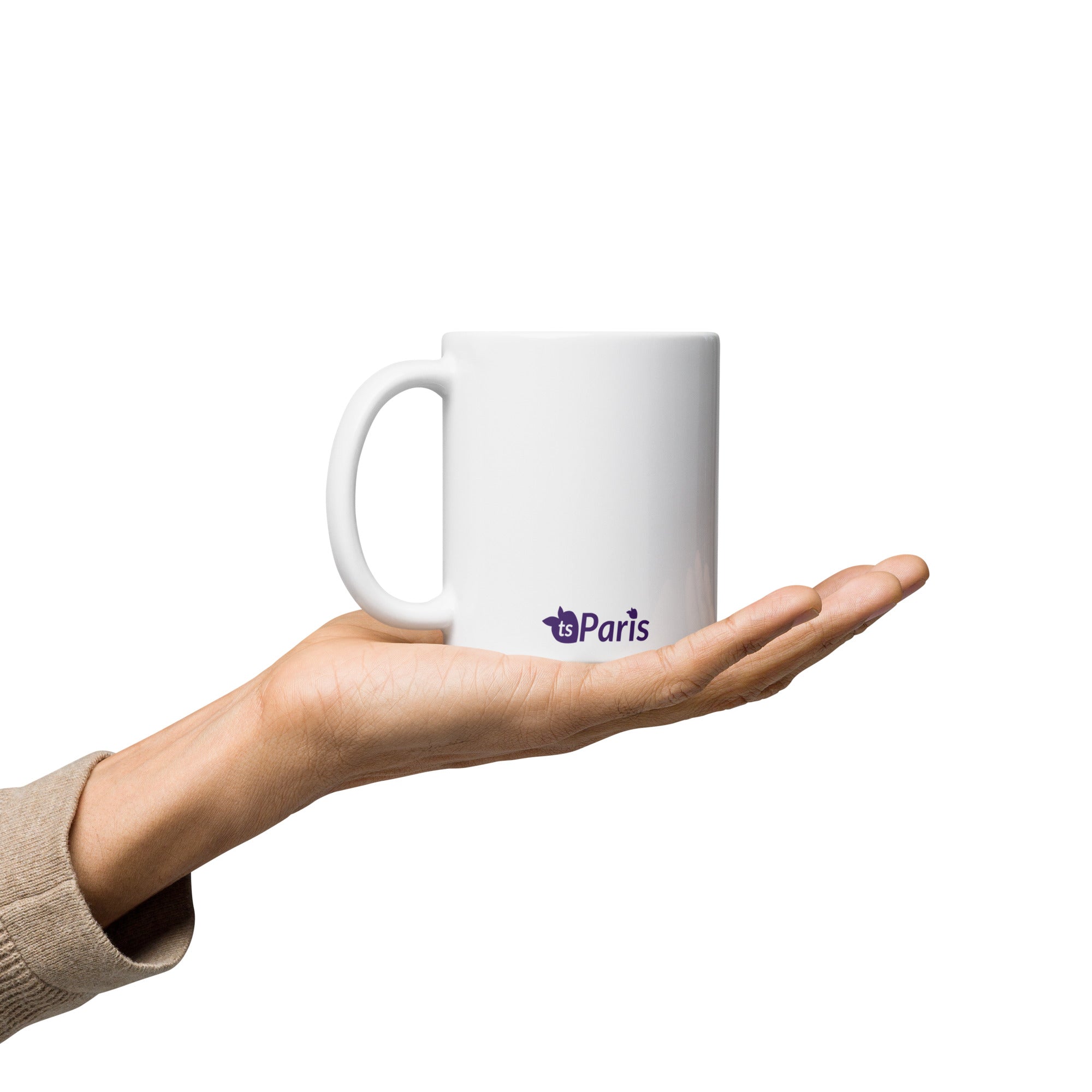 tsgabrielle® • Paris - La Tour Eiffel • Glänzende Tasse • Weiß • Keramik • 325 ml