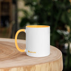 tsgabrielle • Tasse mit goldgelber Innenseite • Keramik • 325 ml