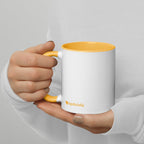 tsgabrielle • Tasse mit goldgelber Innenseite • Keramik • 325 ml