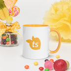 tsgabrielle • Tasse mit goldgelber Innenseite • Keramik • 325 ml