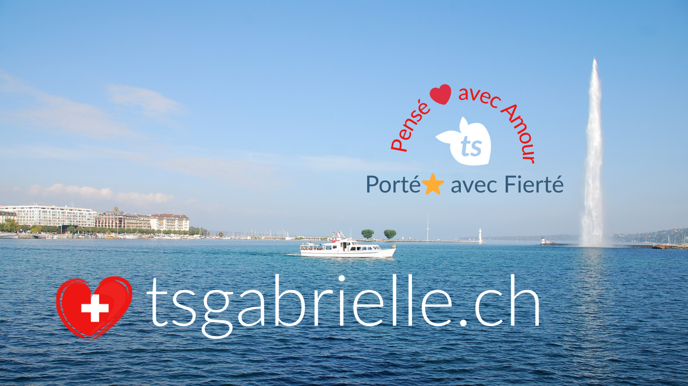 Fountain and lake with Swiss branding and text overlay by tsgabrielle