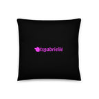 X - tsgabrielle® • Flamant Rose • Coussins • Noir • 3 Tailles