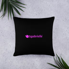 X - tsgabrielle® • Flamant Rose • Coussins • Noir • 3 Tailles