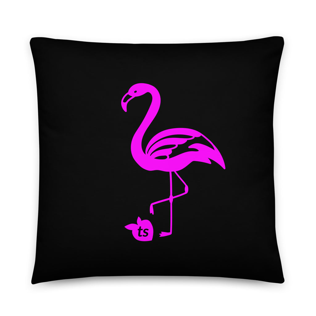 X - tsgabrielle® • Flamant Rose • Coussins • Noir • 3 Tailles