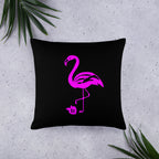 X - tsgabrielle® • Flamant Rose • Coussins • Noir • 3 Tailles