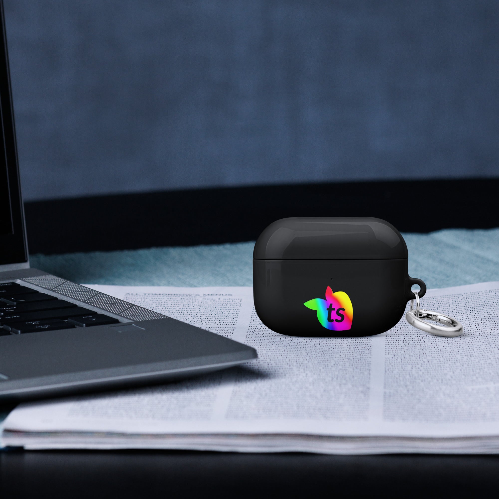 tsgabrielle® • Pride 2025 • Case Compatible with AirPods® • Black • AirPods Pro Gen1 Black