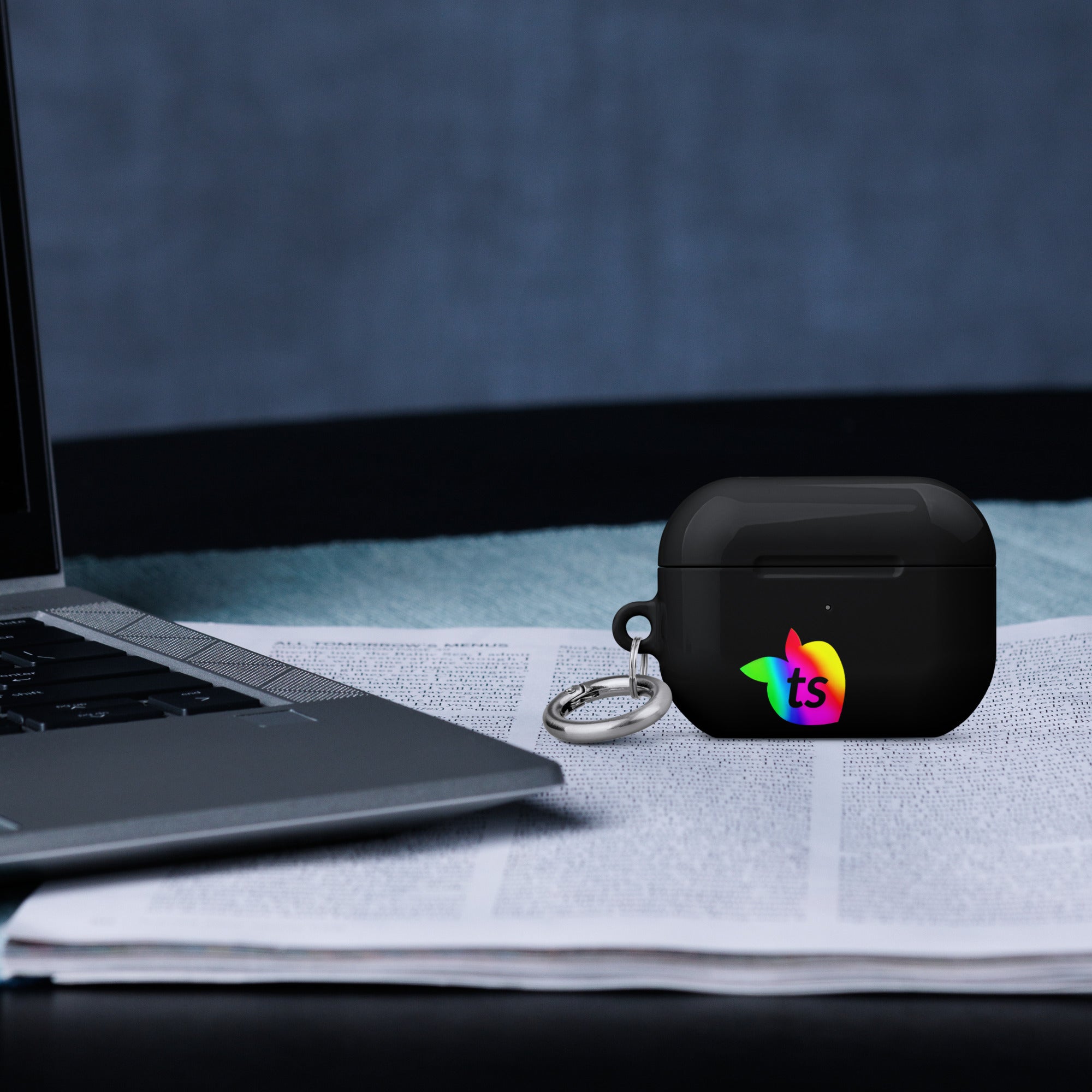 tsgabrielle® • Pride 2025 • Case Compatible with AirPods® • Black • AirPods Pro Gen2 Black
