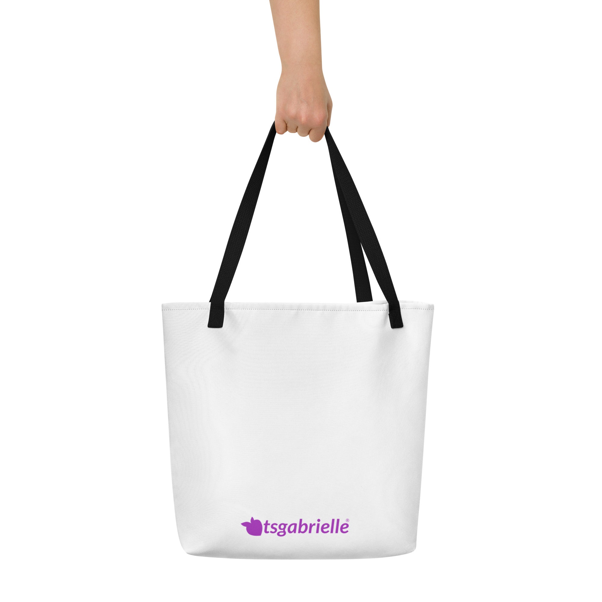 tsgabrielle® • Tote Bag • White • 16" x 20" •