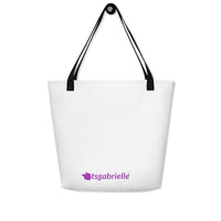 tsgabrielle® • Tote Bag • White • 16" x 20" •