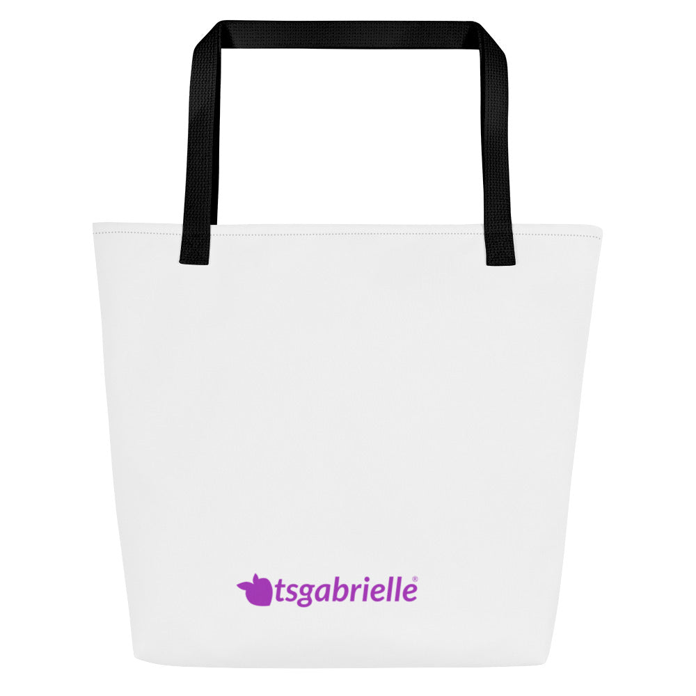 tsgabrielle® • Tote Bag • White • 16" x 20" •