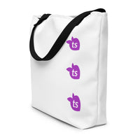 tsgabrielle® • Tote Bag • White • 16" x 20" •