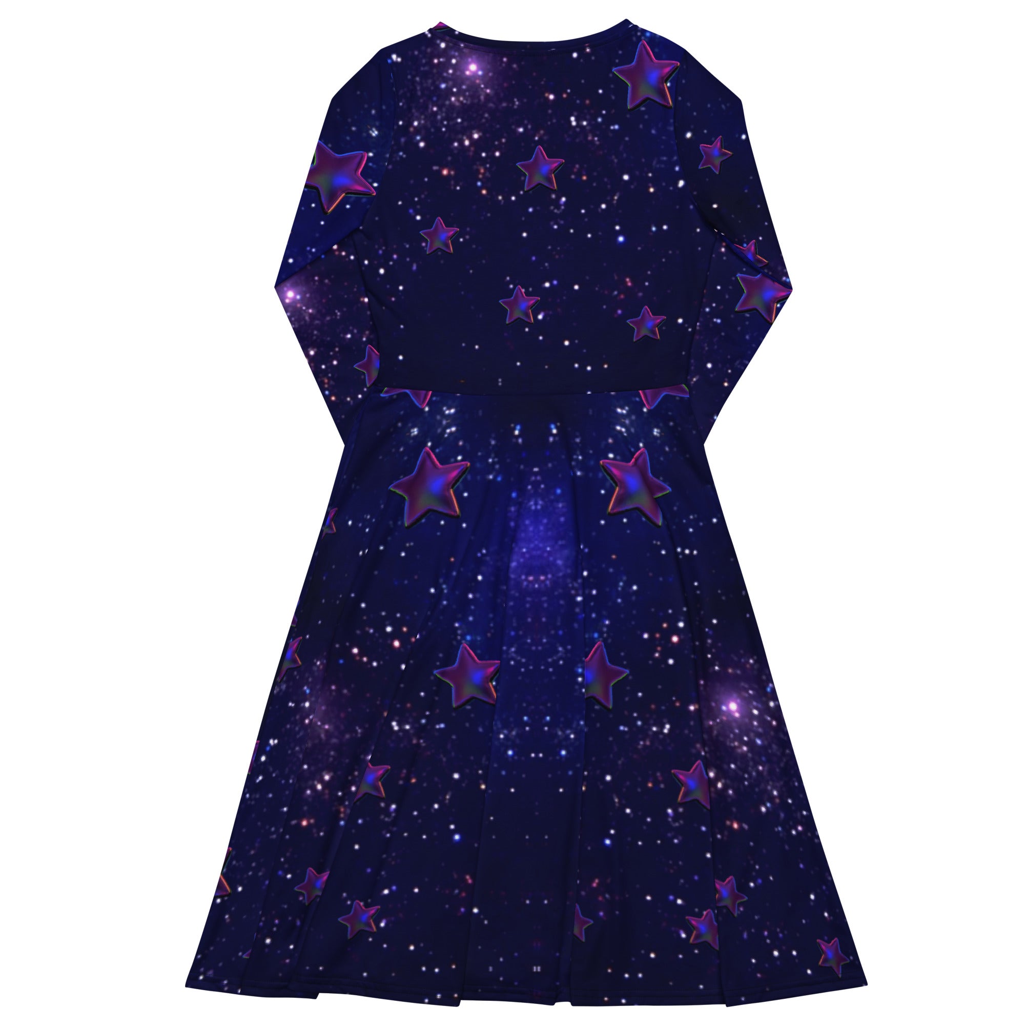 tsgabrielle® • For Her 👗 • 🌌✨Édition Spatiale • Cosmic Edition • Long Sleeve Midi Dress •