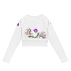 tsgabrielle® • Trans / Damen • TransFLOWer • Langarm-Crop-Top • Weiß