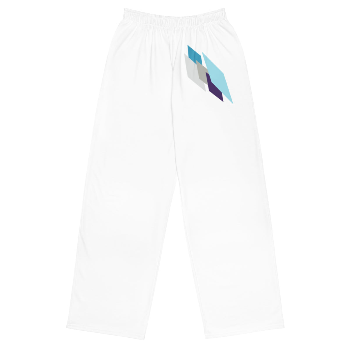 tsgabrielle® • For Him 👔• Crystal Skies • Wide-Leg Pants • White
