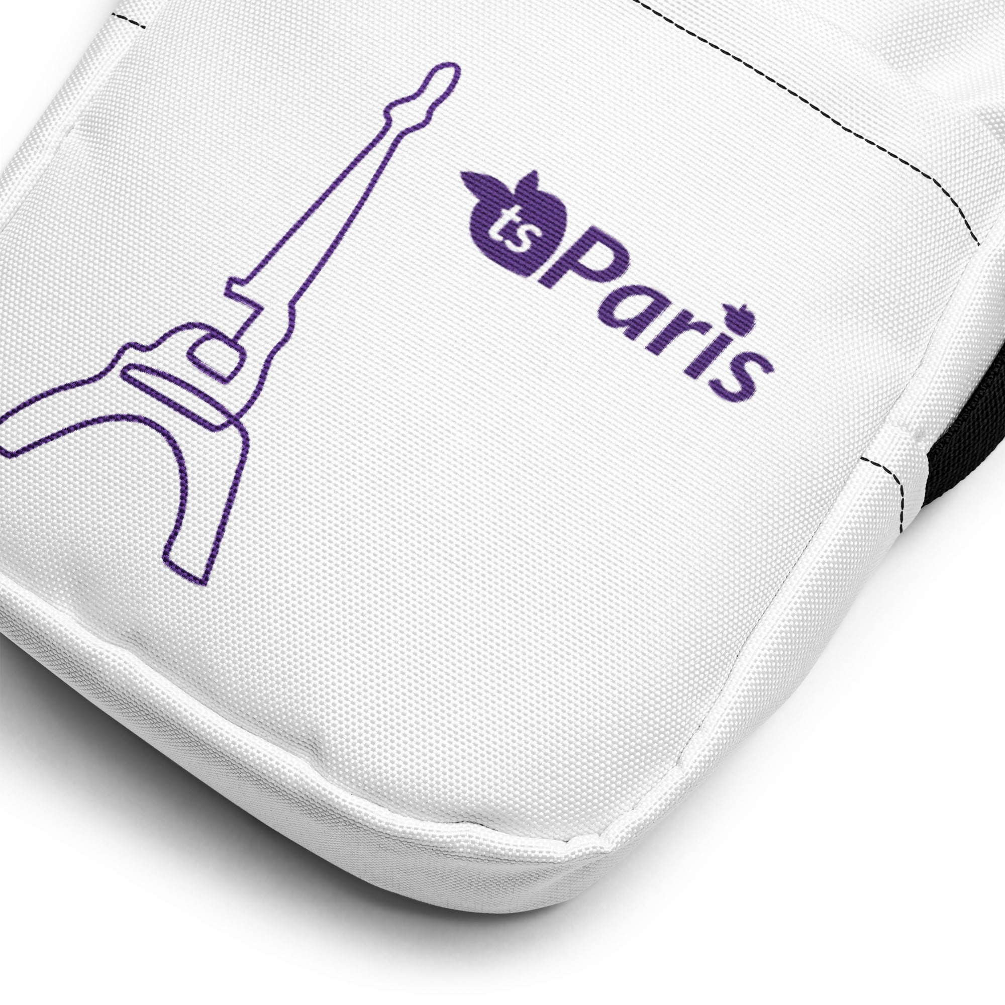 tsgabrielle® • Paris - La Tour Eiffel • Utility Crossbody Bag • White •