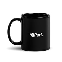 tsgabrielle® • Paris • Mug Brillant • Noir • Céramique • 2 Tailles