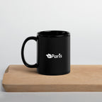 tsgabrielle® • Paris • Glänzende Tasse • Schwarz • Keramik • 2 Größen