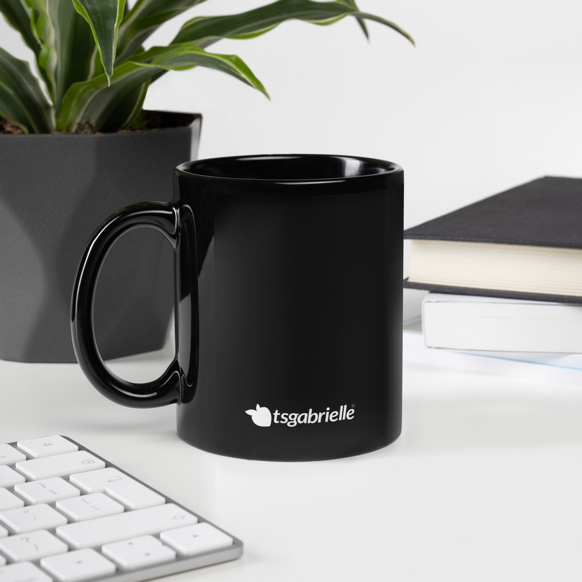 tsgabrielle® • Glossy Mug • Black • Ceramic • 2 Sizes •