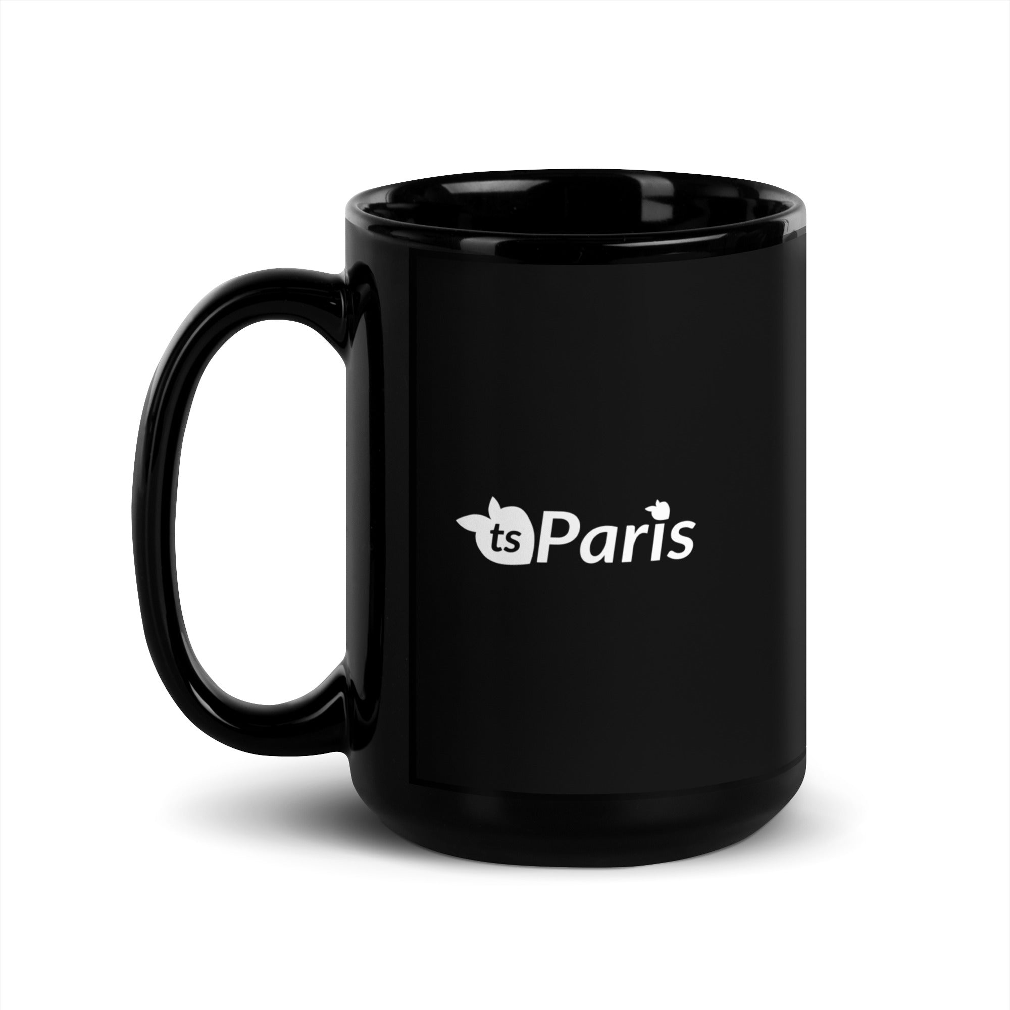tsgabrielle® • Paris • Glänzende Tasse • Schwarz • Keramik • 2 Größen
