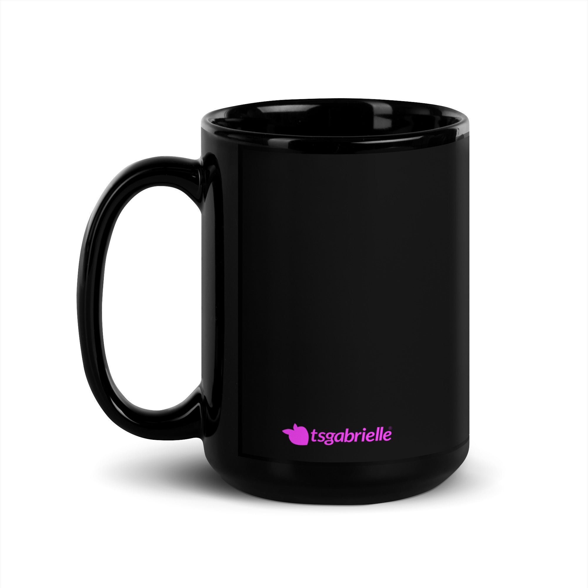 tsgabrielle® • Flamant 🦩 Rose • Glossy Mug • Black • Ceramic • 2 Sizes •