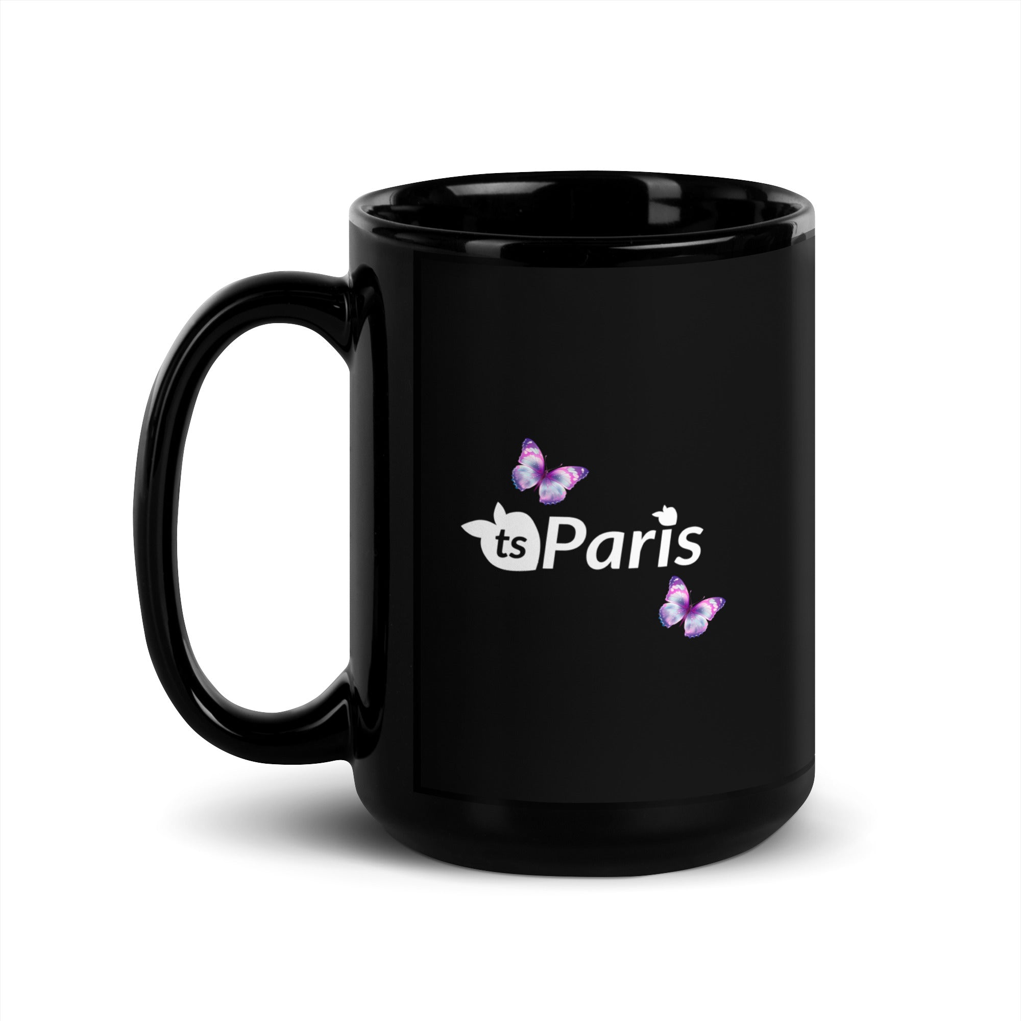tsgabrielle® • Paris • Glossy Mug • Black • Ceramic • 2 Sizes •