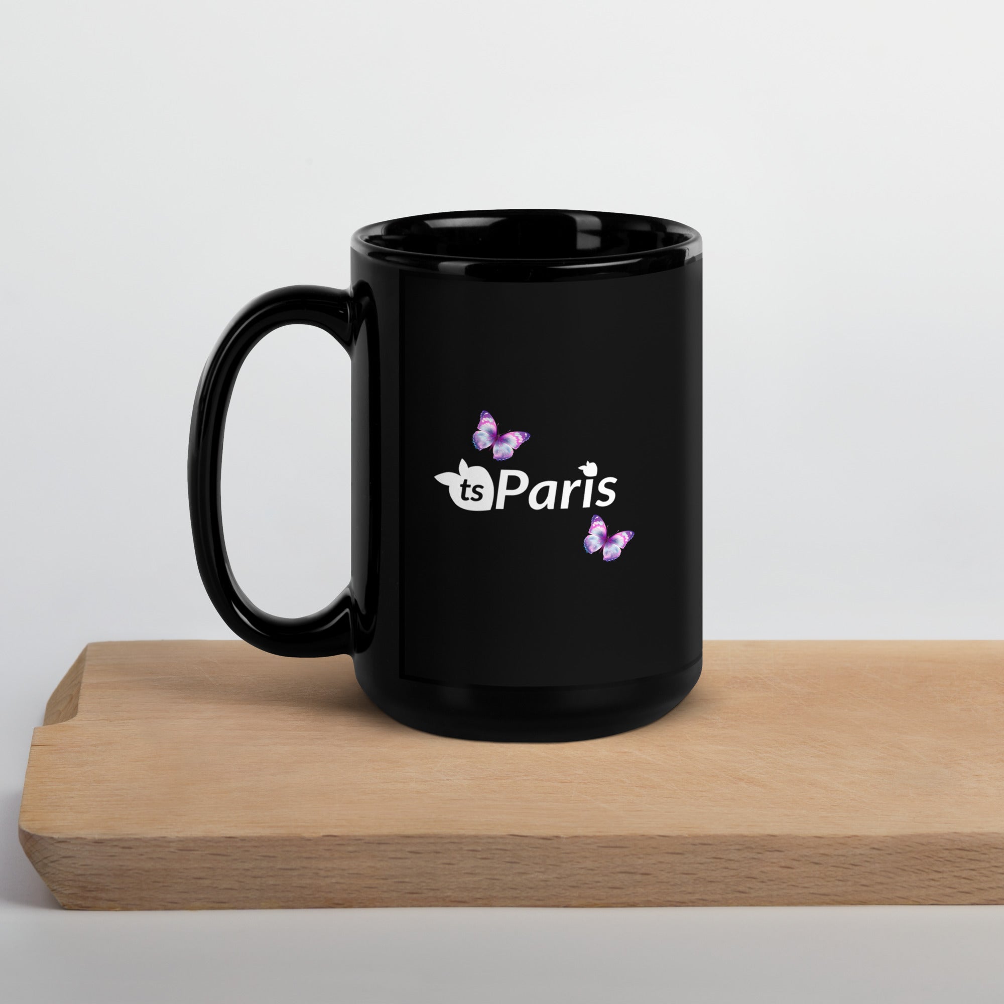 tsgabrielle® • Paris • Glossy Mug • Black • Ceramic • 2 Sizes •