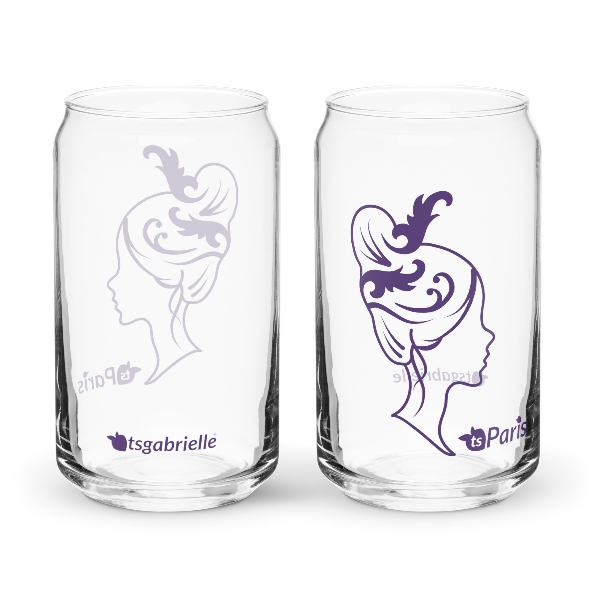 tsgabrielle® • Paris - Marie Antoinette • Dosenförmiges Glas • 473 ml • 2 Optionen