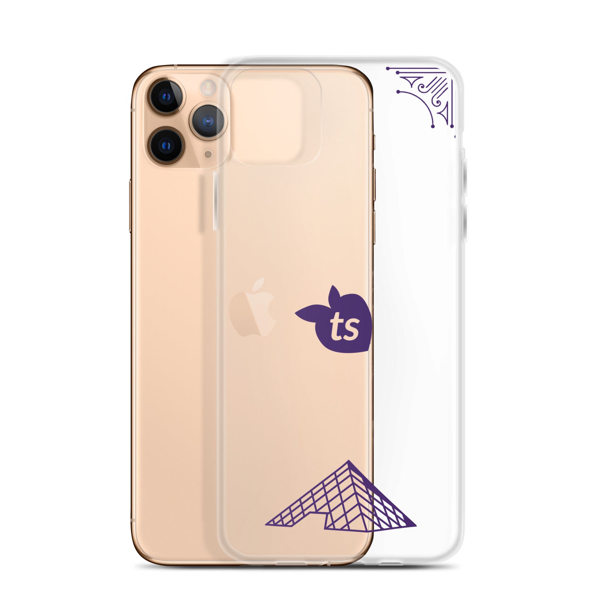 tsgabrielle® • Paris - The Louvre Pyramid • Clear Case Compatible with iPhone® • Latest Models •