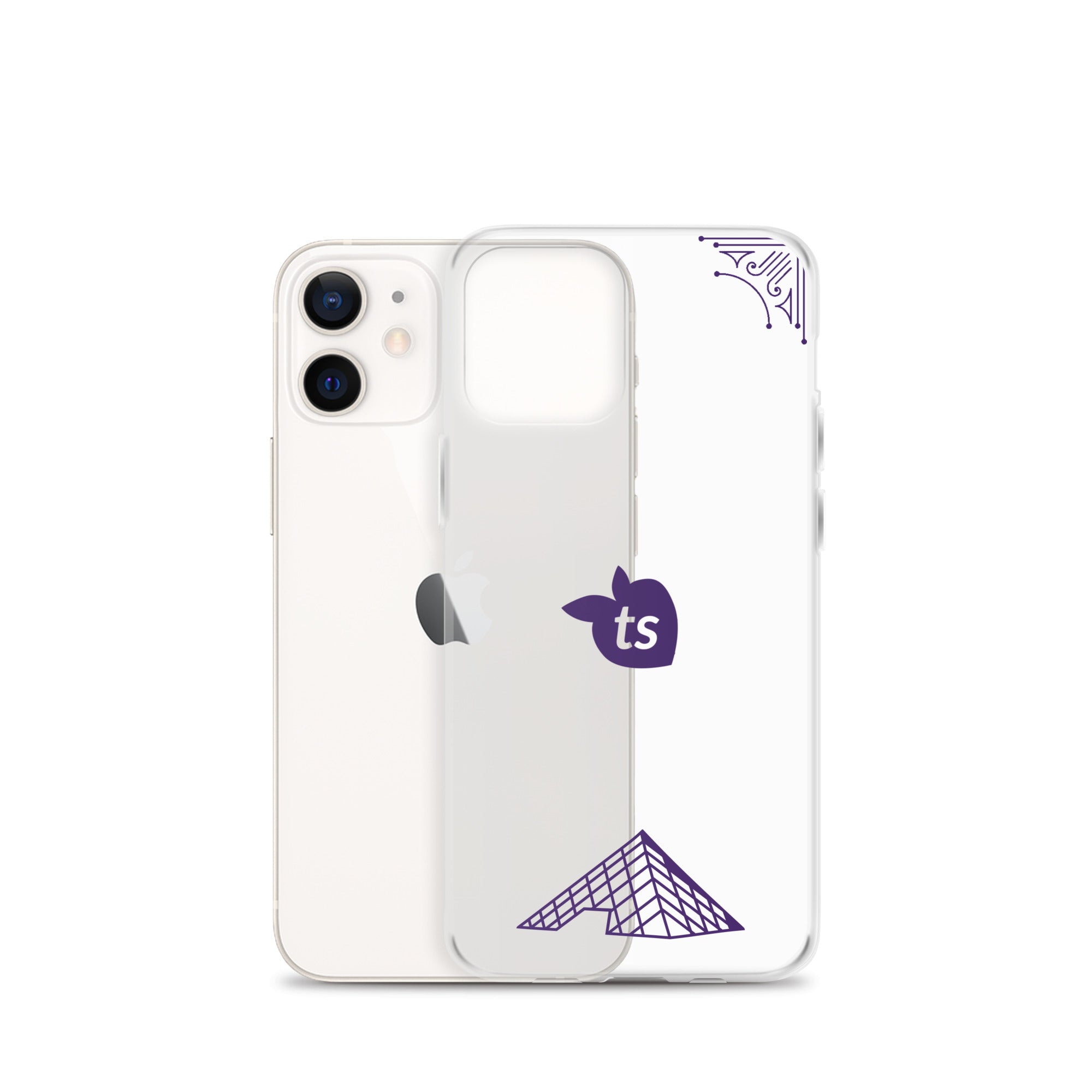 tsgabrielle® • Paris - The Louvre Pyramid • Clear Case Compatible with iPhone® • Latest Models •