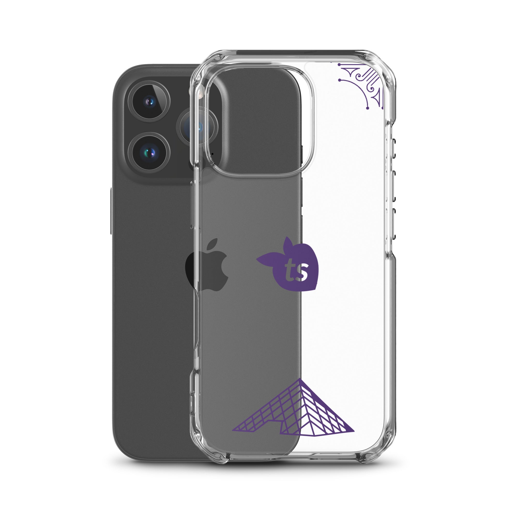 tsgabrielle® • Paris - The Louvre Pyramid • Clear Case Compatible with iPhone® • Latest Models •