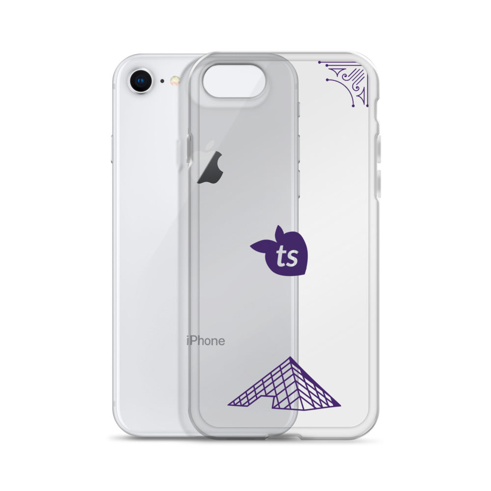 tsgabrielle® • Paris - The Louvre Pyramid • Clear Case Compatible with iPhone® • Latest Models •