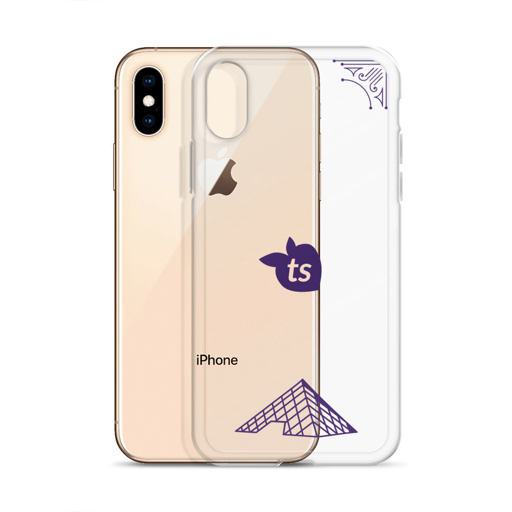 tsgabrielle® • Paris - The Louvre Pyramid • Clear Case Compatible with iPhone® • Latest Models •