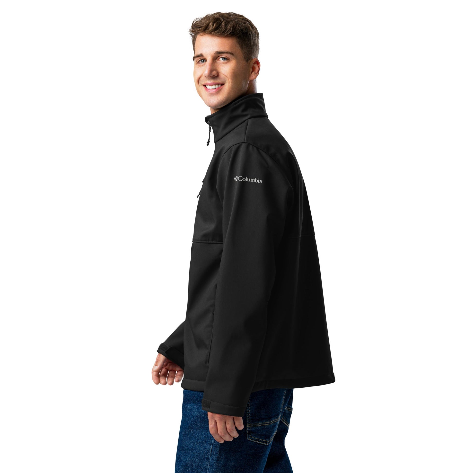 tsgabrielle™ • tsgabrielle™ • Men's Columbia® Soft Shell Jacket • Apparel & Accessories • Men's Columbia® Soft Shell Jacket • TSG3 - PP04 - 2400078A1 • Product mockup