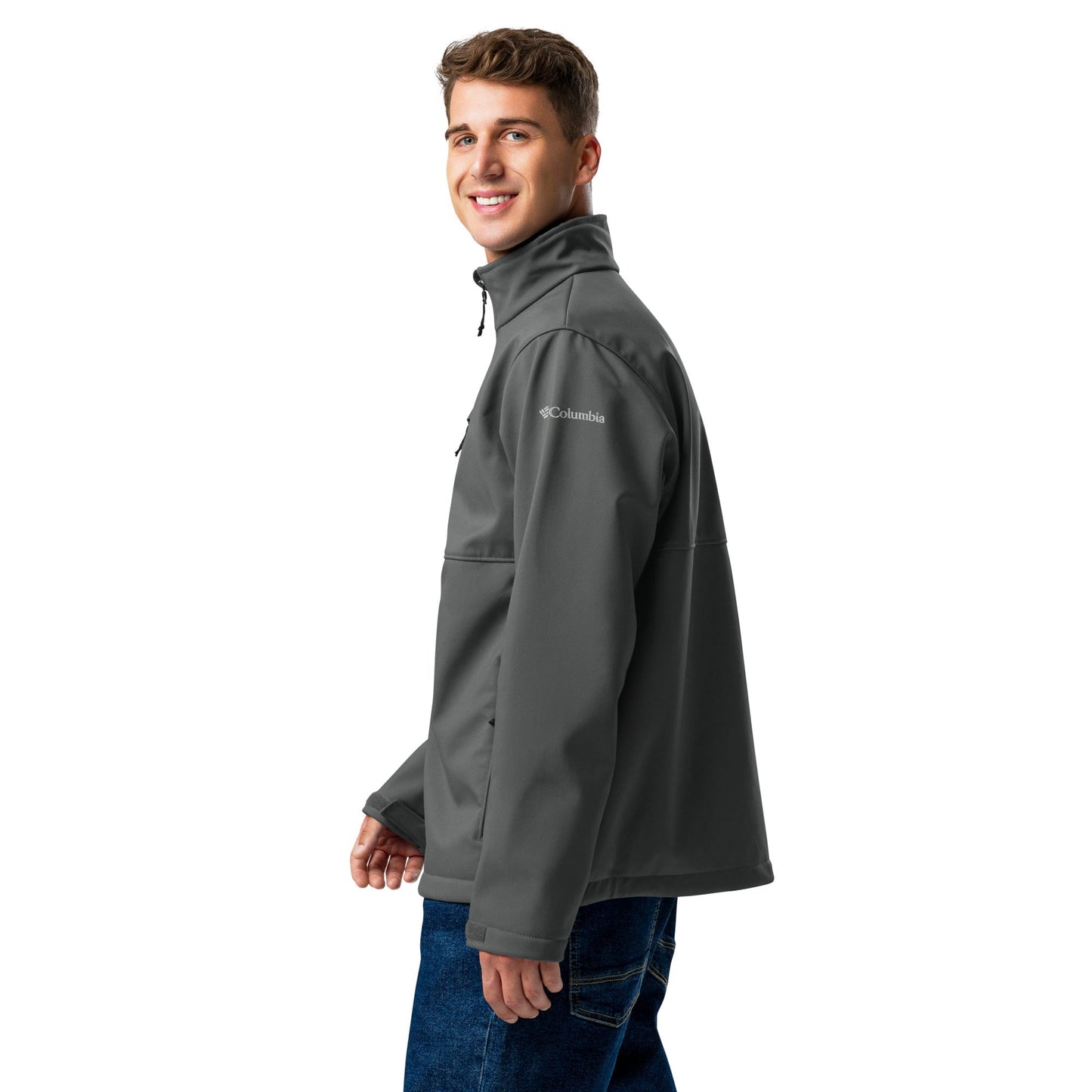 tsgabrielle™ • tsgabrielle™ • Men's Columbia® Soft Shell Jacket • Apparel & Accessories • Men's Columbia® Soft Shell Jacket • TSG3 - PP04 - 2400078C1 • Product mockup