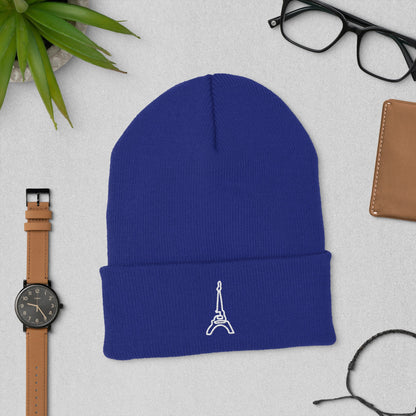 tsgabrielle™ • tsgabrielle™ • Men's Cuffed Beanie Blue (Paris) • • Men's Cuffed Beanie Blue (Paris) • TSG3 - PA02 - 2400069 •