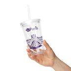 tsgabrielle® • Paris – Die Louvre-Pyramide • Plastikbecher • Transparent • 590 ml