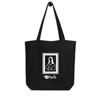 tsgabrielle® • Paris - Da Vinci • Tote Bag • Black • 100% Cotton Organic •