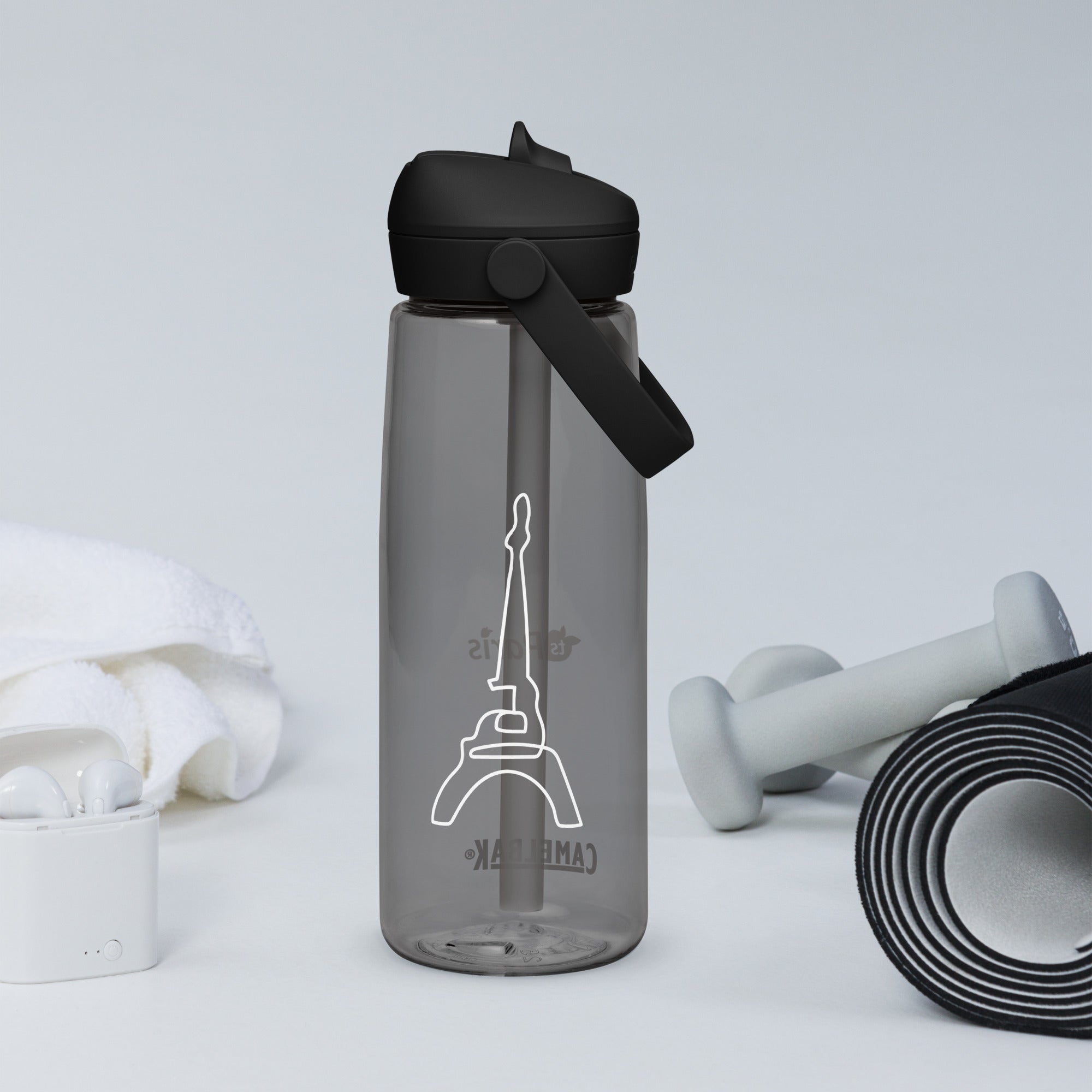 CamelBak® Eddy® by tsgabrielle® • Paris - La Tour Eiffel • Sports Water Bottle • Flip Straw • 4 Colors • 25 oz •