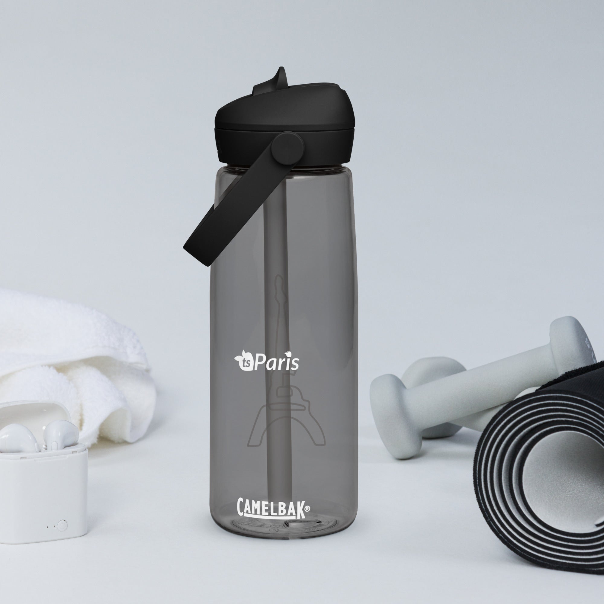 CamelBak® Eddy® by tsgabrielle® • Paris - La Tour Eiffel • Sports Water Bottle • Flip Straw • 4 Colors • 25 oz •