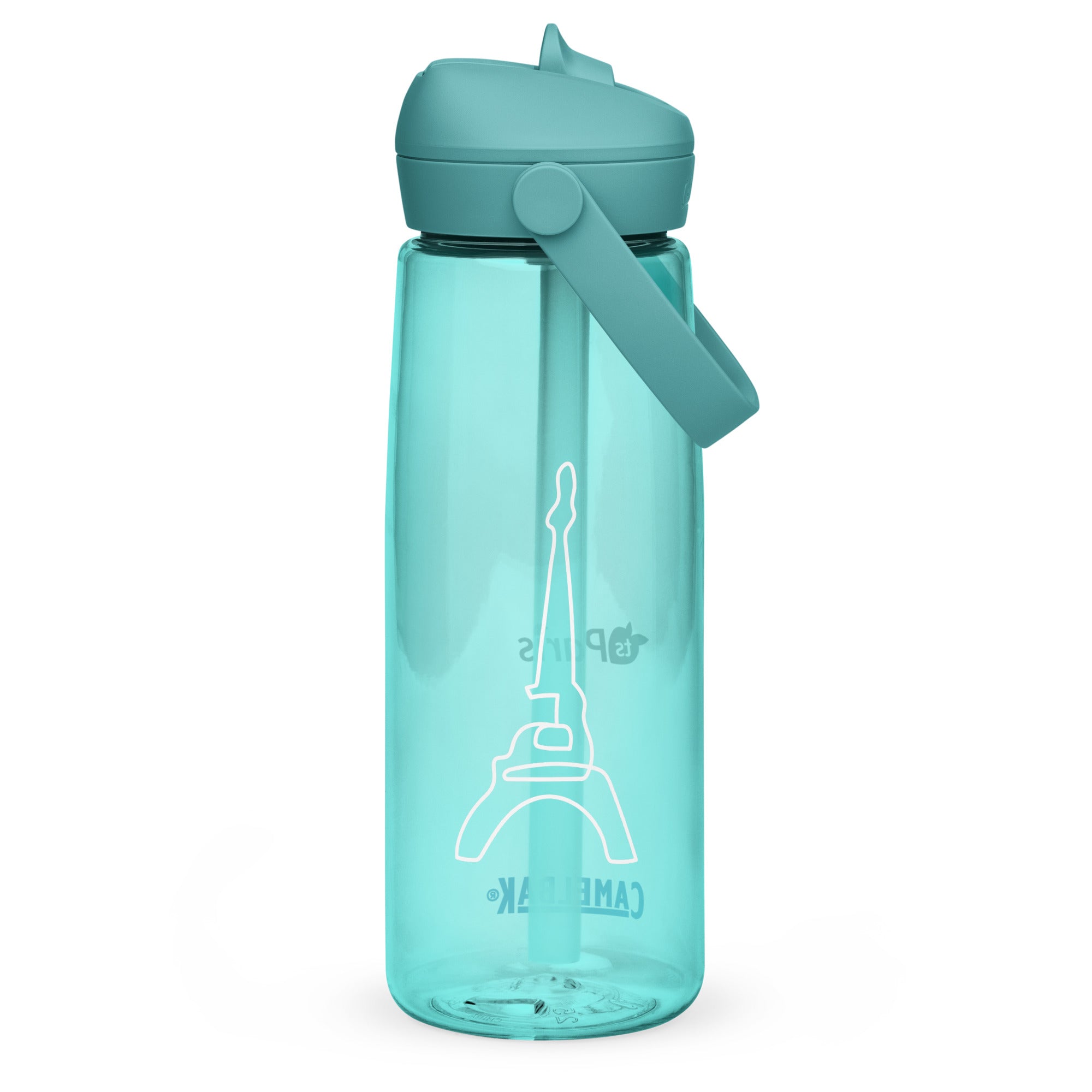 CamelBak® Eddy® by tsgabrielle® • Paris - La Tour Eiffel • Sports Water Bottle • Flip Straw • 4 Colors • 25 oz • Cove Plastic 25 oz