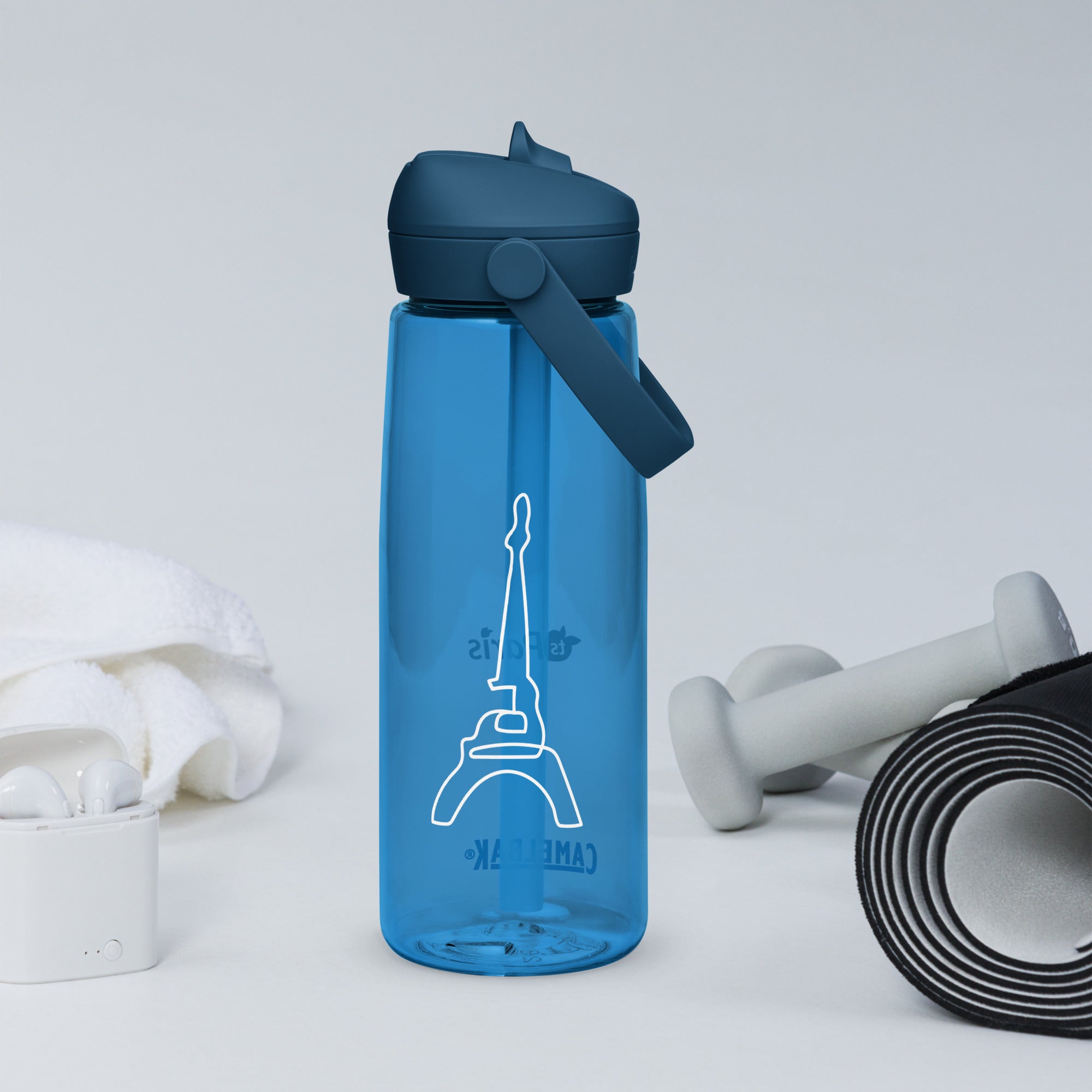 CamelBak® Eddy® by tsgabrielle® • Paris - La Tour Eiffel • Sports Water Bottle • Flip Straw • 4 Colors • 25 oz •