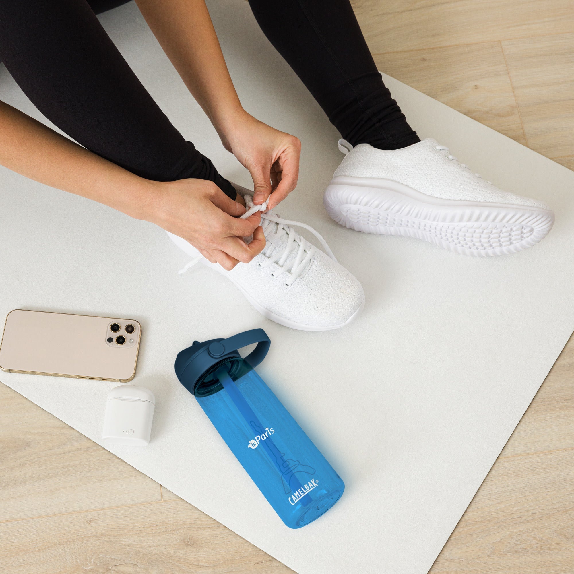 CamelBak® Eddy® by tsgabrielle® • Paris - La Tour Eiffel • Sports Water Bottle • Flip Straw • 4 Colors • 25 oz •