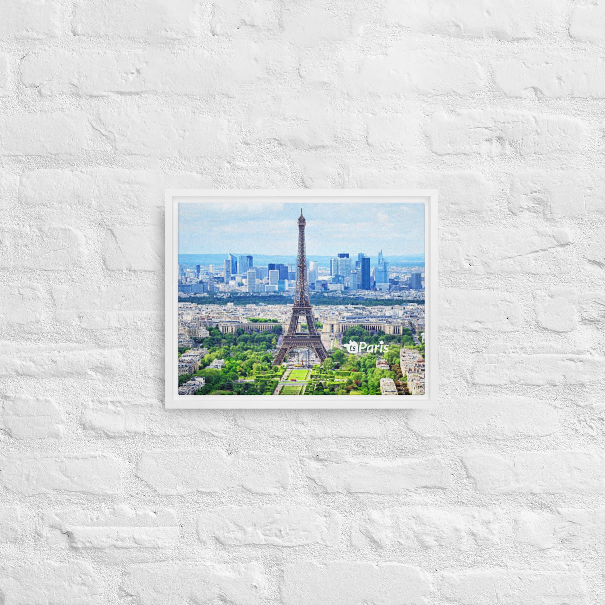 tsgabrielle® • Paris – La Tour Eiffel • Gerahmte Leinwand • 28 x 36 cm