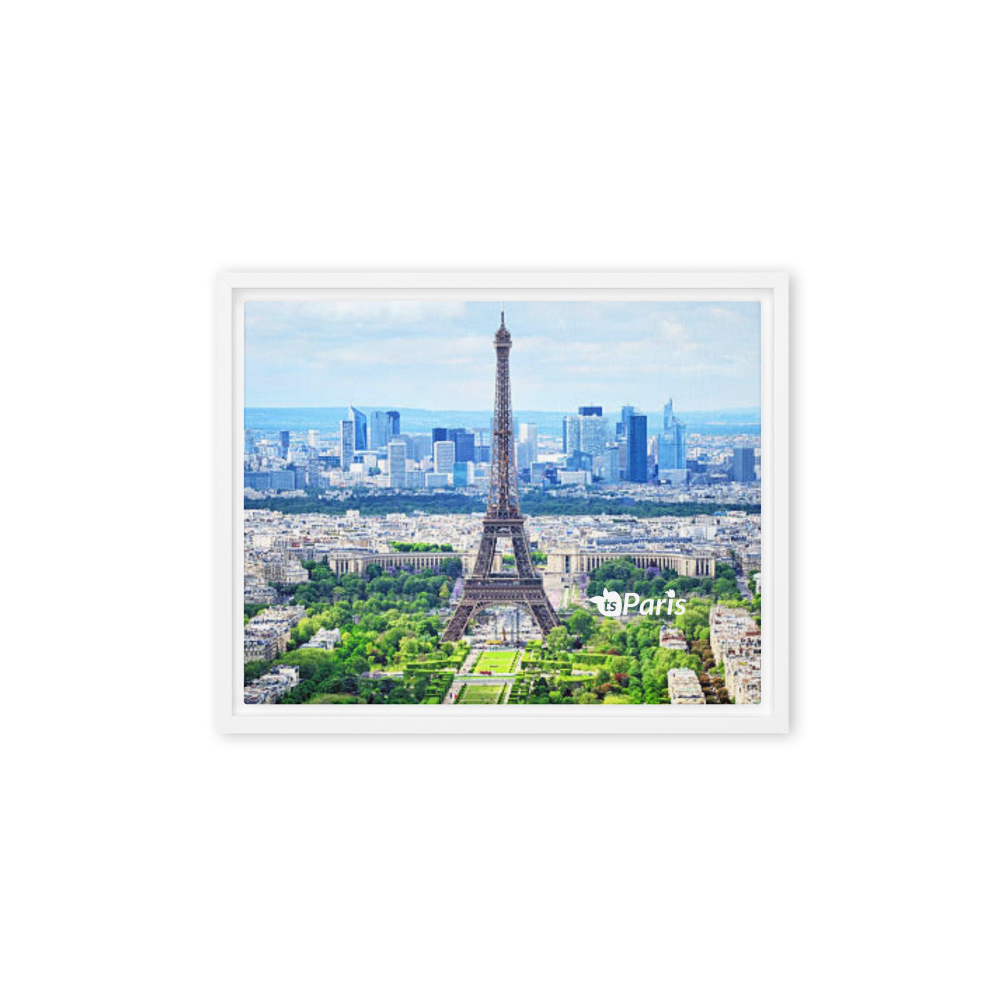 tsgabrielle® • Paris – La Tour Eiffel • Gerahmte Leinwand • 28 x 36 cm