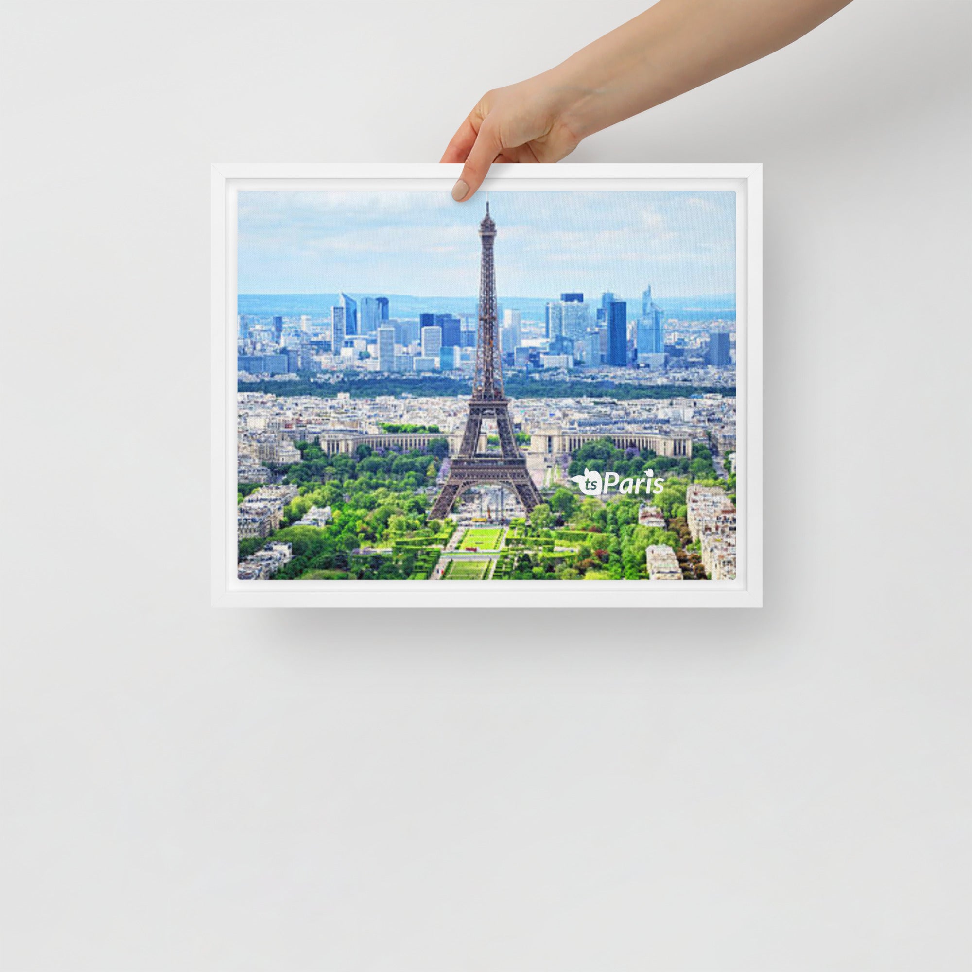 tsgabrielle® • Paris – La Tour Eiffel • Gerahmte Leinwand • 28 x 36 cm