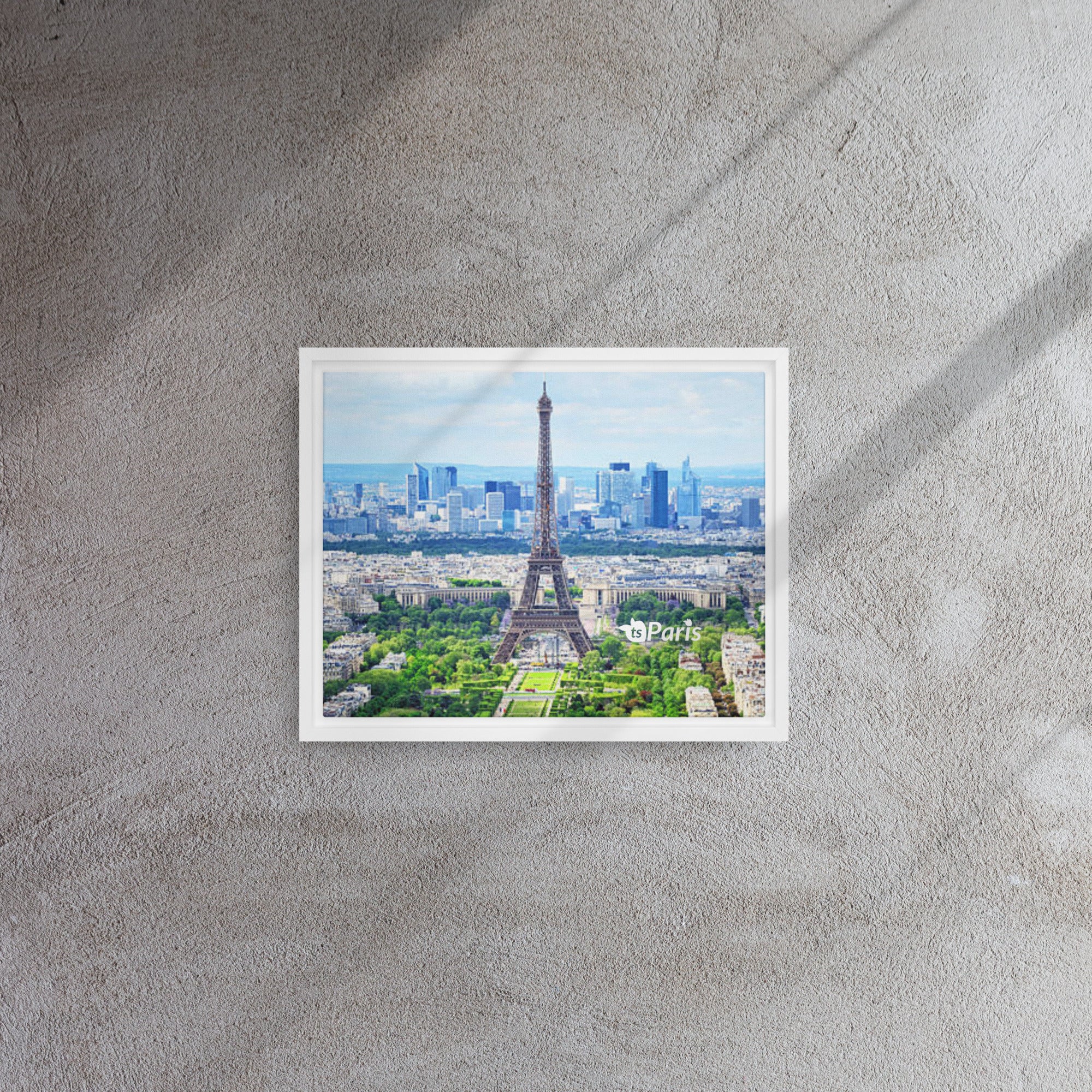 tsgabrielle® • Paris – La Tour Eiffel • Gerahmte Leinwand • 28 x 36 cm