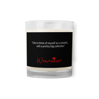 tsgabrielle® • Womanizer • Glass Jar Soy Wax Candle • Container Clear
