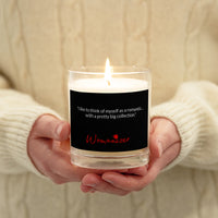 tsgabrielle® • Womanizer • Glass Jar Soy Wax Candle •