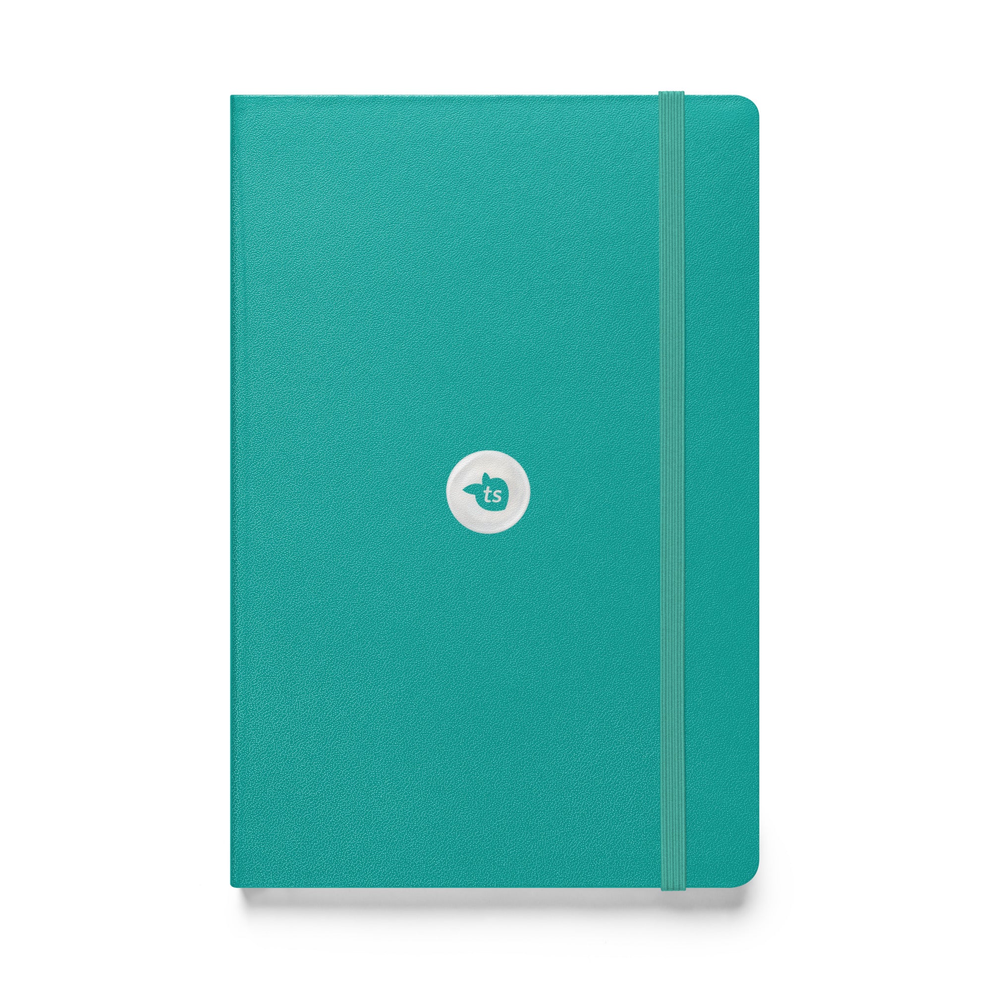 JournalBook® by tsgabrielle • Hardcover Bound Notebook • 8 Colors • Turquoise Lined Beige